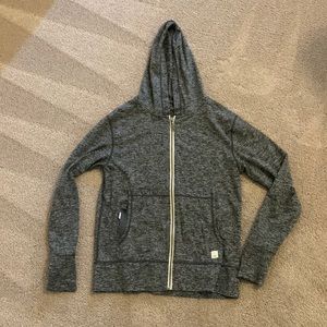 Vuori Luxe Grey lite zip up jacket